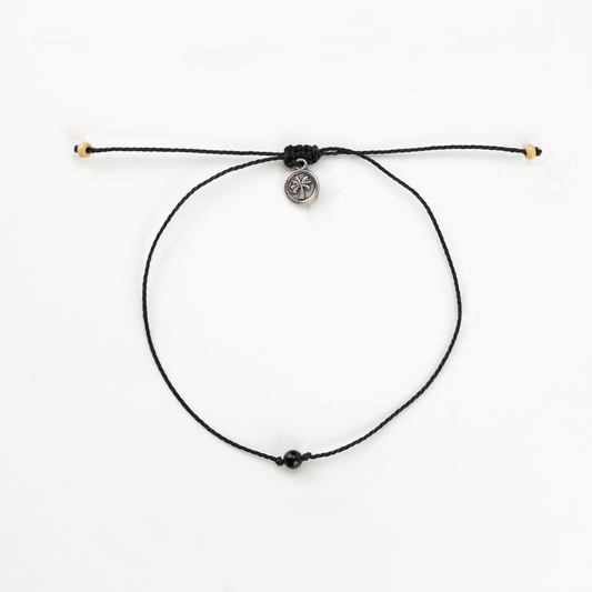 Soma Beach Anklet - Black - Mellow Monkey