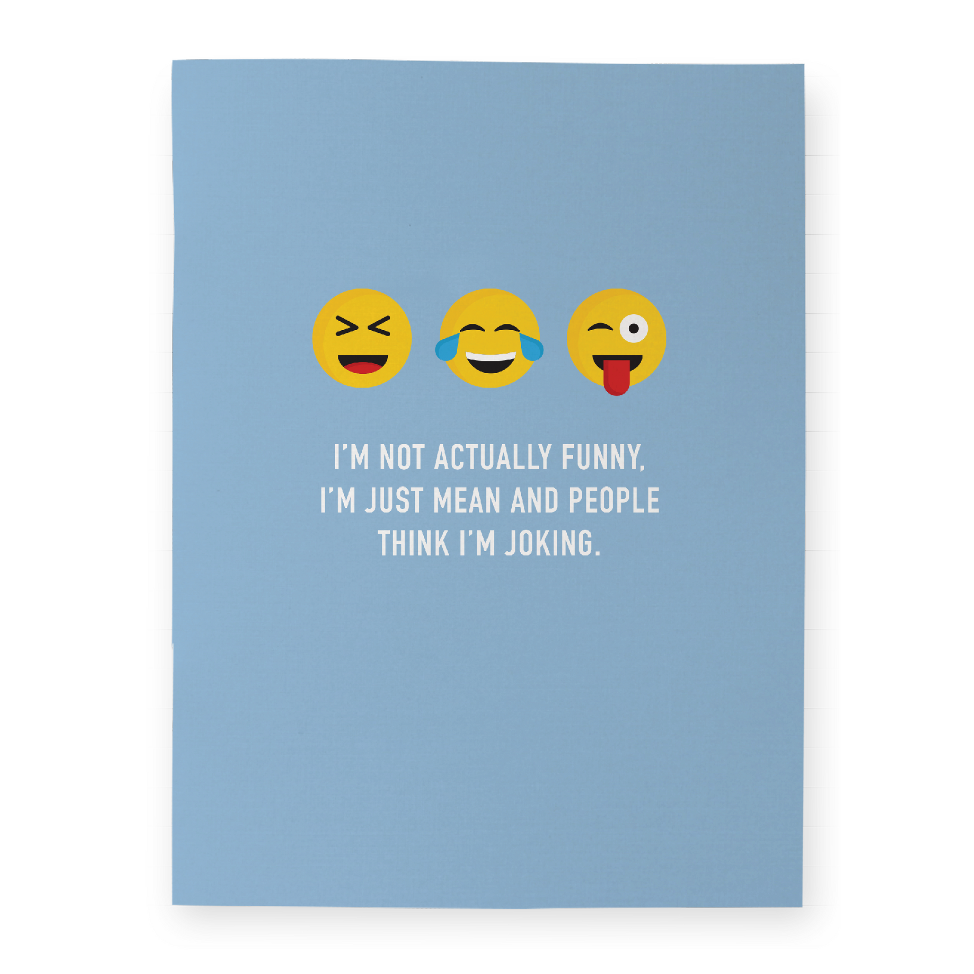 I'm Not Actually Funy, I'm Just Mean And People Think I'm Joking - Pocket Notebook - Mellow Monkey