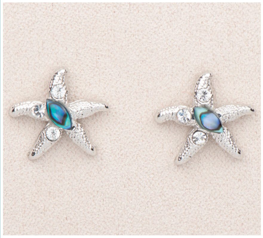 Wild Pearle Jewled Starfish Earrings - Mellow Monkey