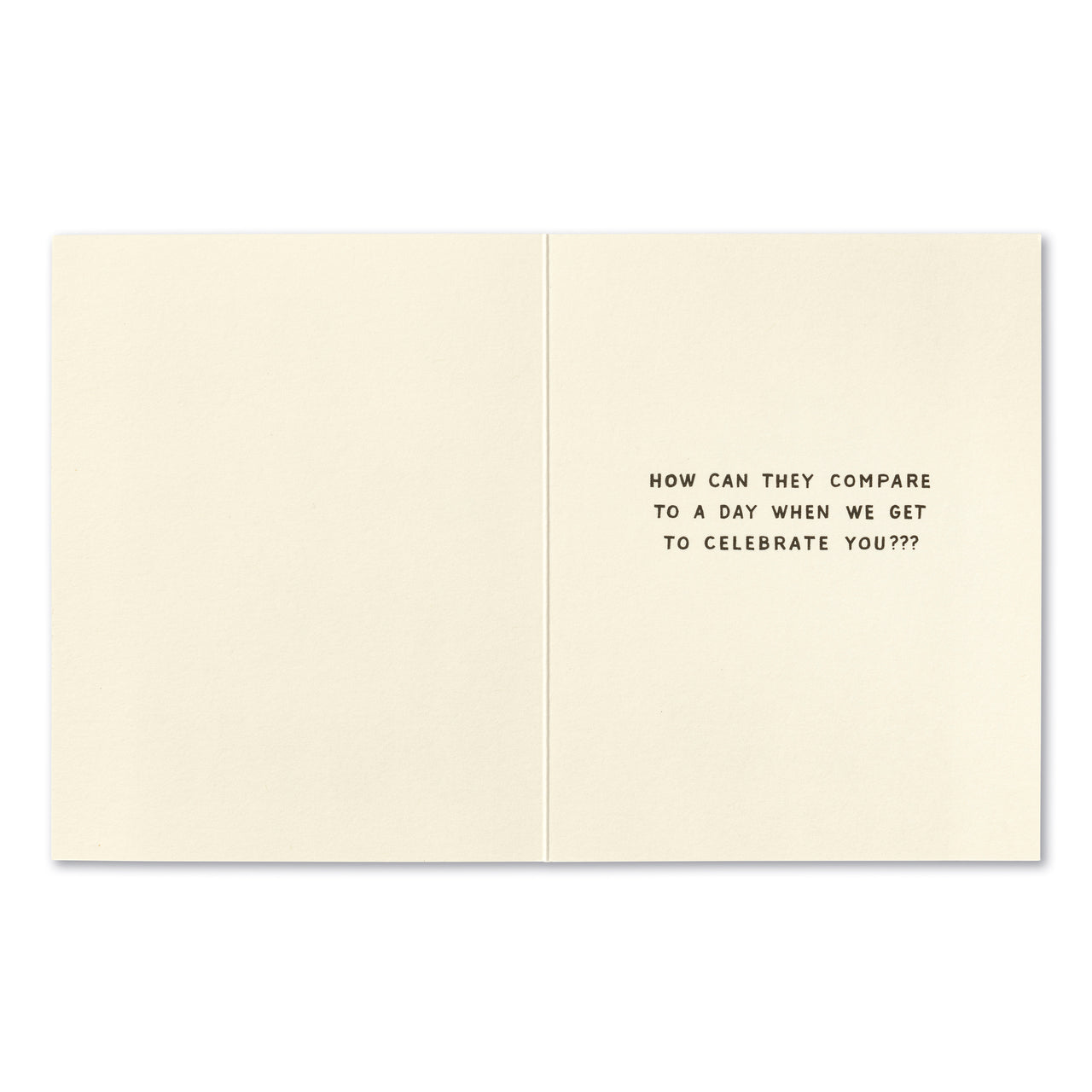 Love Muchly Greeting Card - Birthday - Other Days Are Dumb - Mellow Monkey