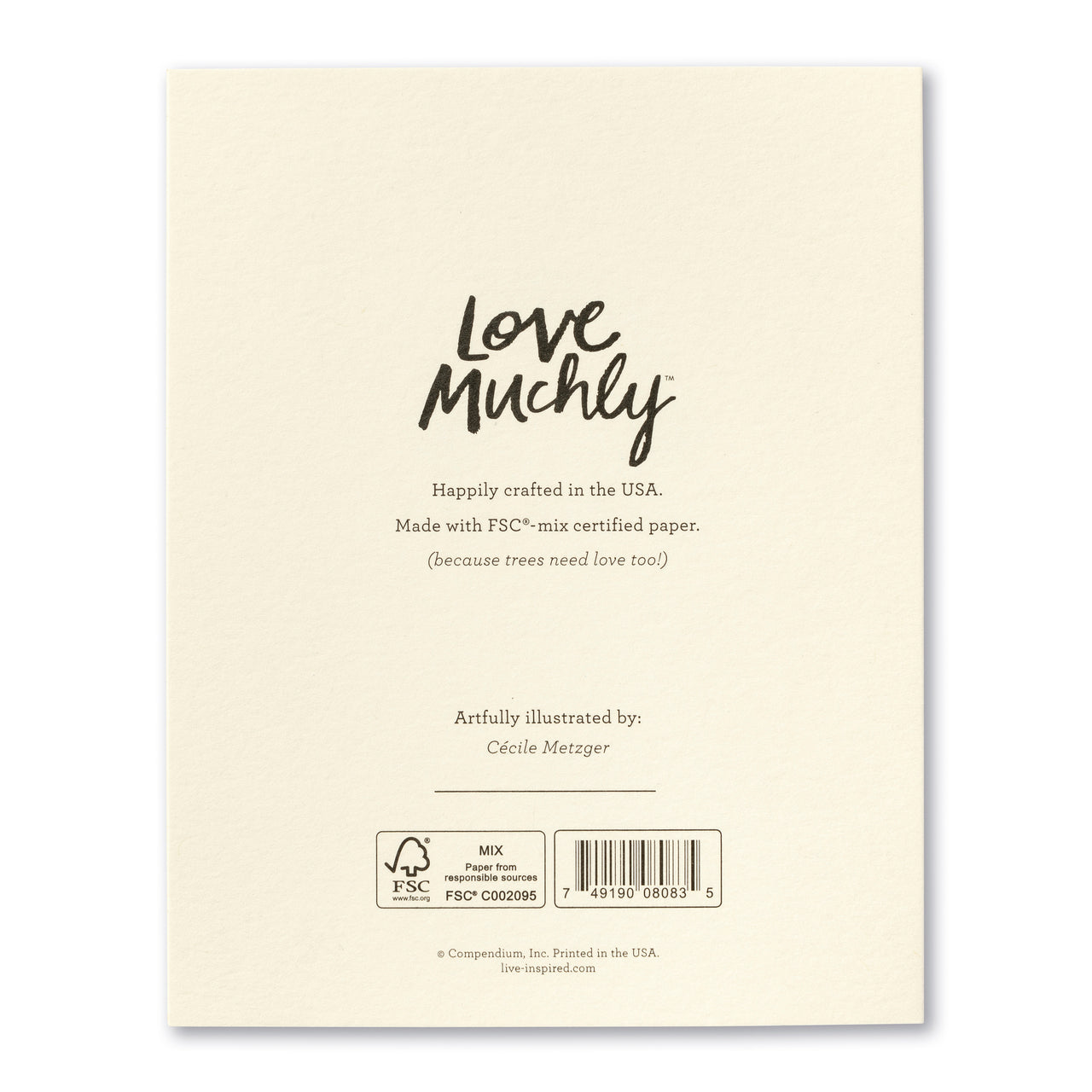 Love Muchly Greeting Card - Thank You - Thank Heavens! - Mellow Monkey