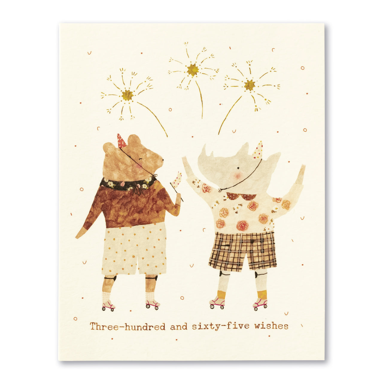 Love Muchly Greeting Card - Birthday - Three-Hundred and Sixty-Five Wishes - Mellow Monkey