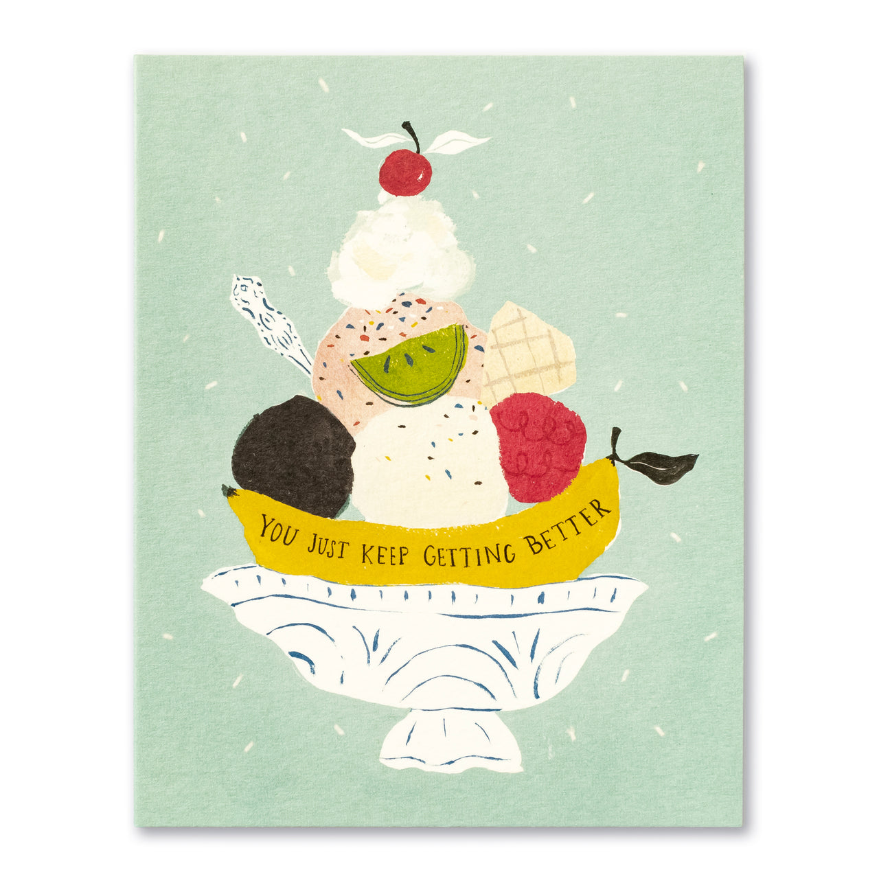 Love Muchly Greeting Card - Birthday - You Just Keep Getting Better - Mellow Monkey