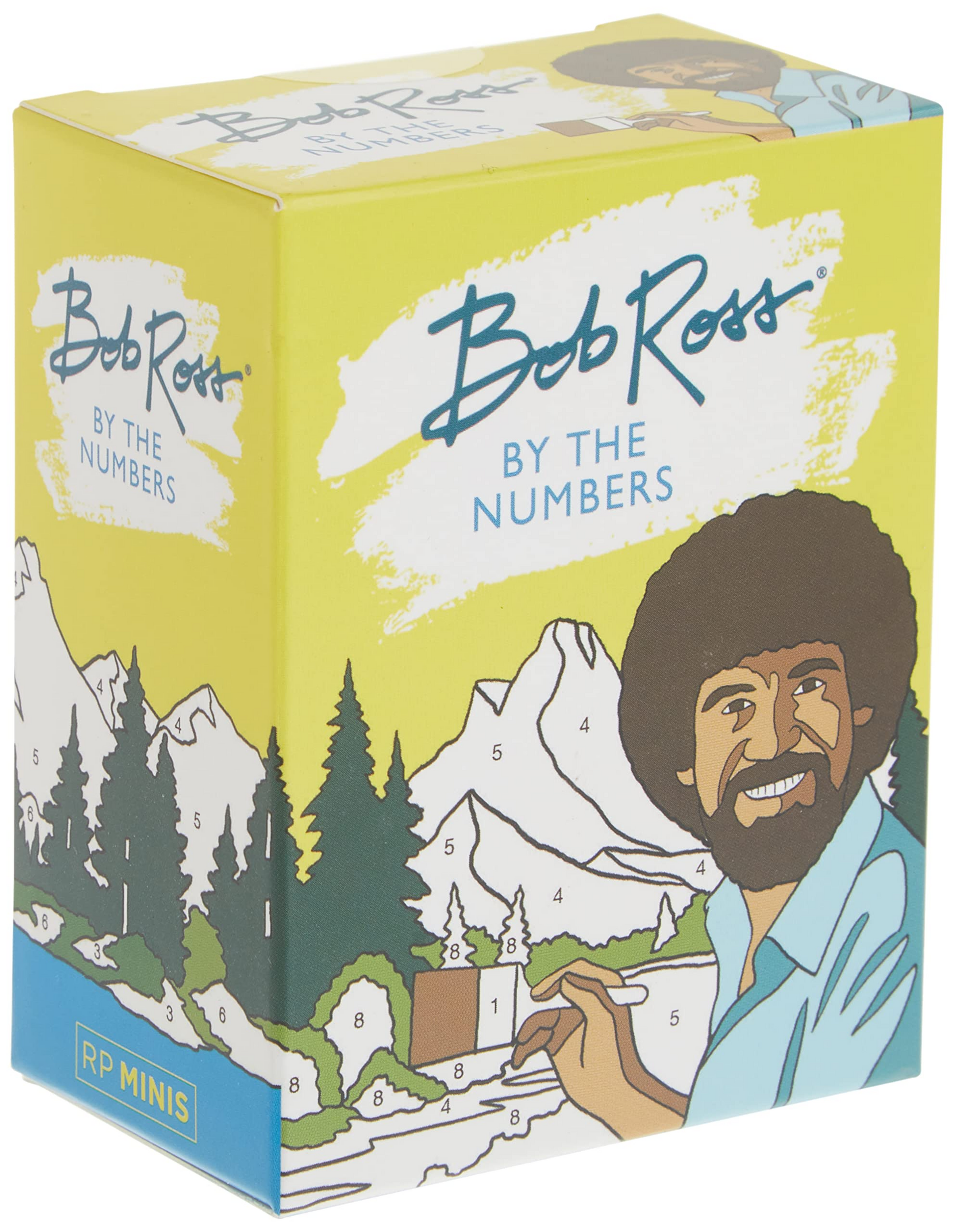 Bob Ross Paint By Numbers Mini Kit - Mellow Monkey
