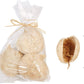 Dried Natural Buddha Bag - Bleached (Contains 3 Pieces) Nut, Off-White - 4-in - Mellow Monkey