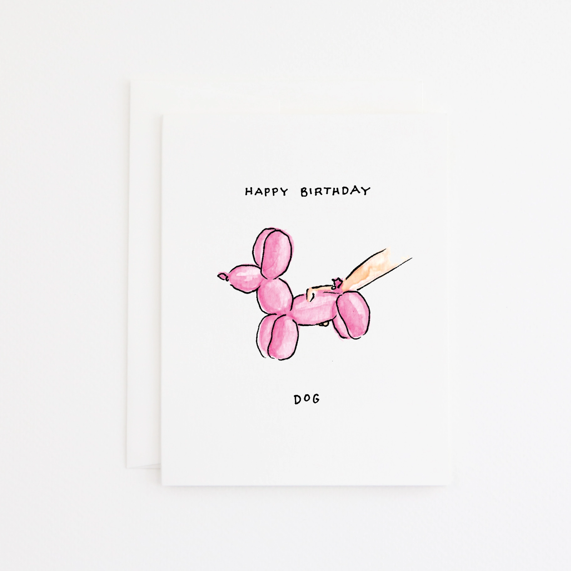 Happy Birthday Balloon Dog - Greeting Card - Mellow Monkey