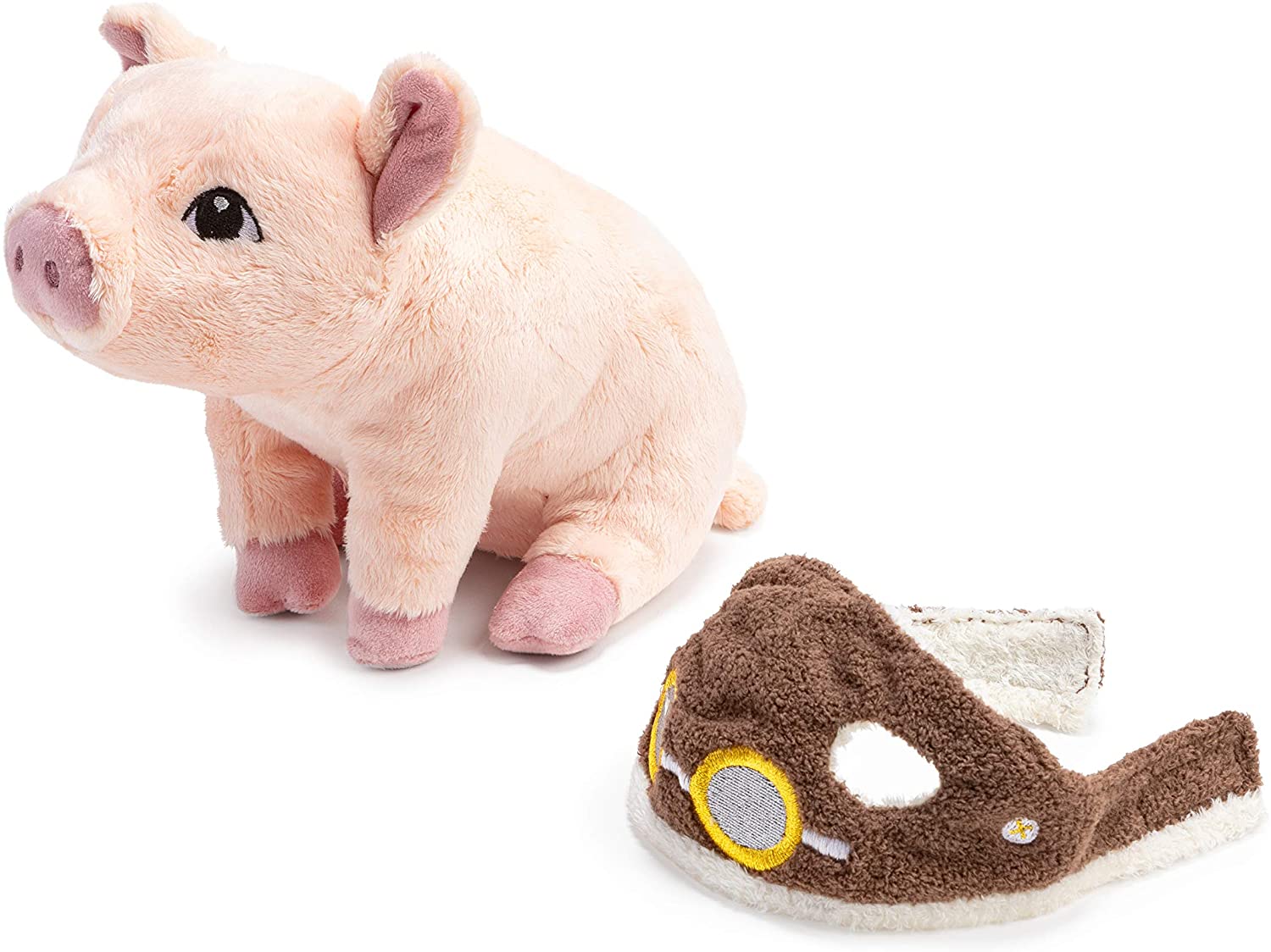 Flying Pig Plush - A Companion to The Book "Maybe" - 9-1/4-in - Mellow Monkey