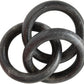 Marble Circle Chain Decorative Décor - Black - 9-1/2-in - Mellow Monkey