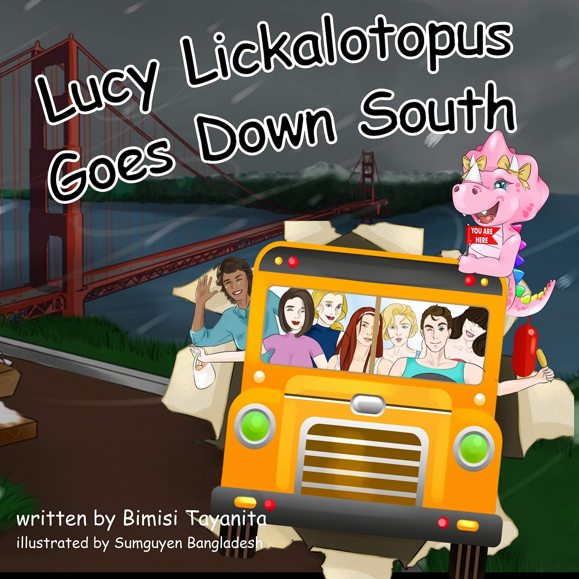 Lucy Lickalotopus Goes Down South - Reach Around Books - Hardcover - Mellow Monkey