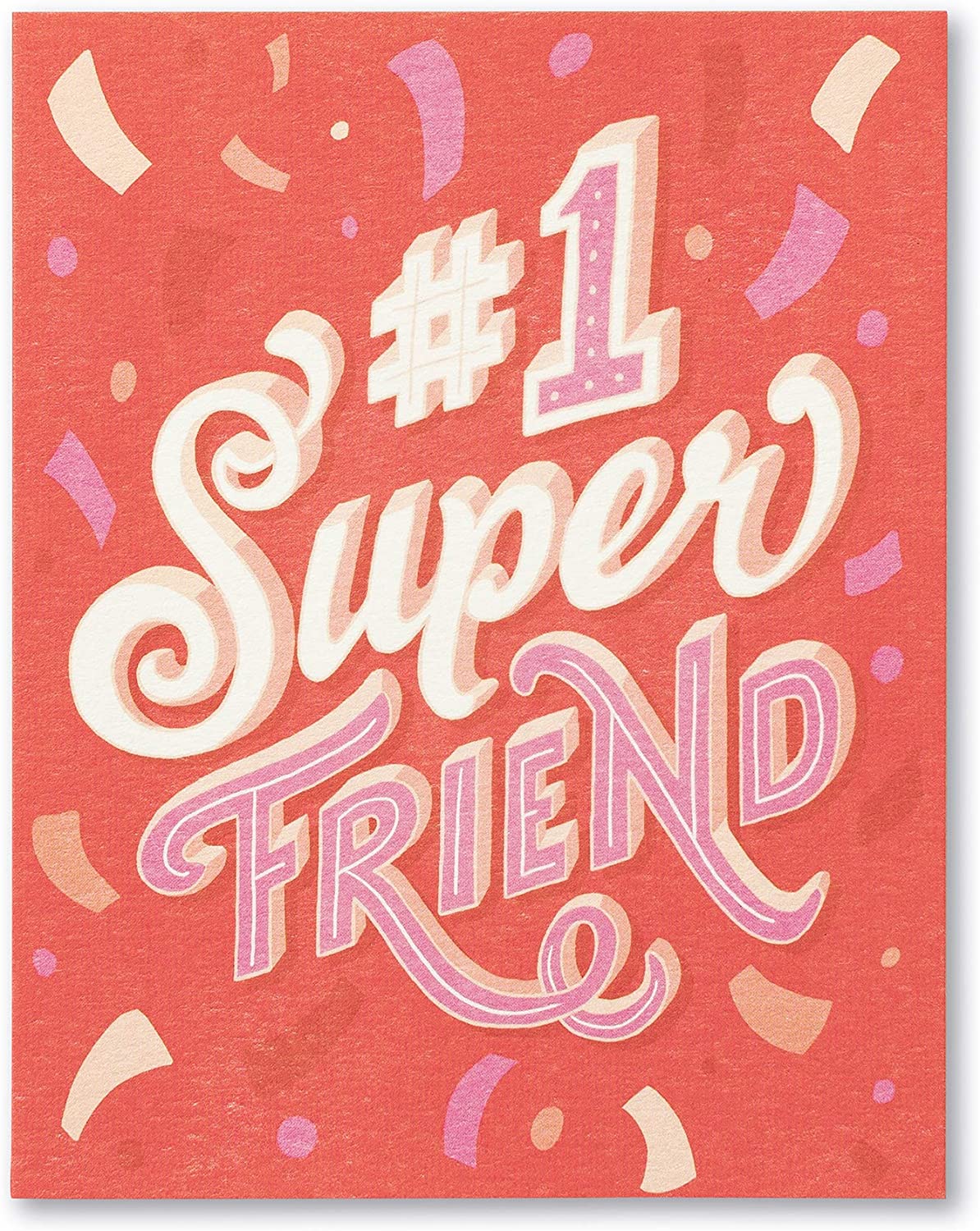 Love Muchly Greeting Card - Friendship - #1 Super Friend - Mellow Monkey