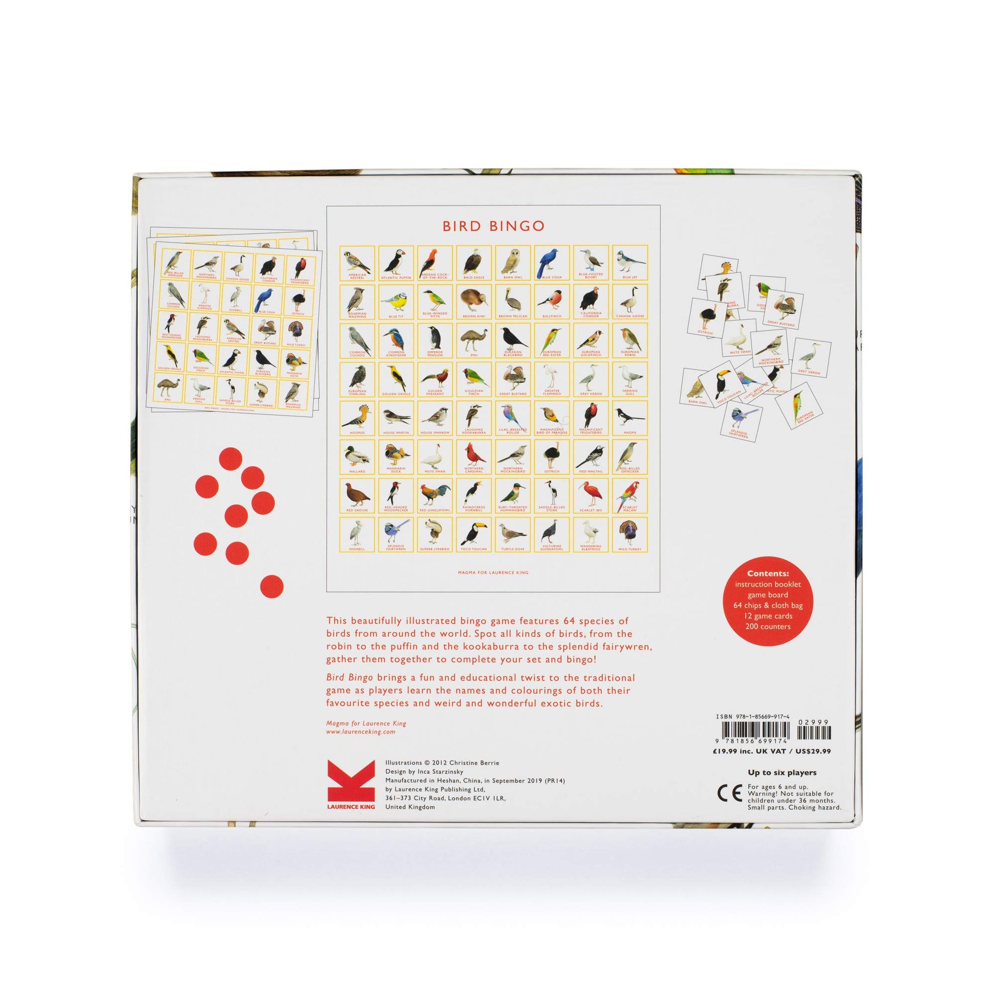 Bird Bingo - Illustrated Bingo Game - Mellow Monkey