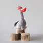 Plush Silly Pelican with Striped Hat Décor - Multi Color - 16-in - Mellow Monkey