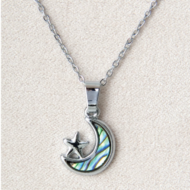Wild Pearle Star & Moon Necklace - Mellow Monkey
