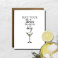 May Your Thirties Be Extra Dirty - Martini Glass - Birthday Greeting Card - Mellow Monkey