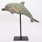 Dolphin Sculpture with Stand - 13-1/2 x 12-in. - Mellow Monkey