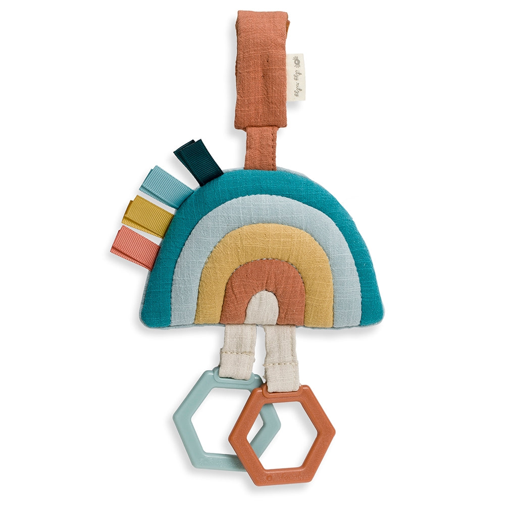 Ritzy Jingle™ Rainbow Attachable Travel Toy - Mellow Monkey