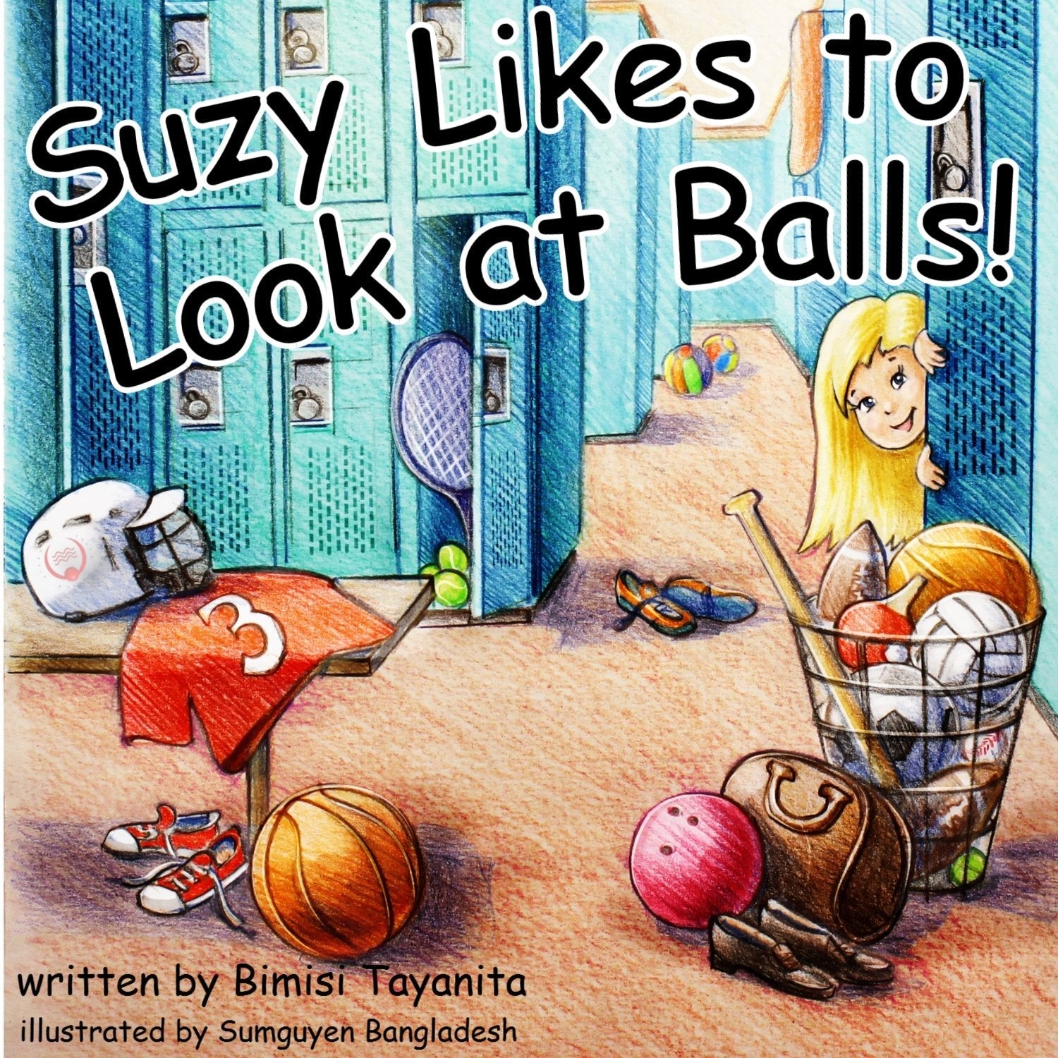 Suzy Likes To Look At Balls! - Reach Around Books - Hardcover - Mellow Monkey