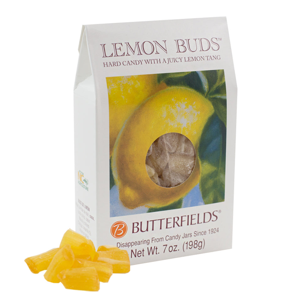 Butterfields Hard Candy - Lemon Buds - 7-oz - Mellow Monkey