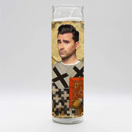 David - Prayer Candle - Unscented - 8-in - Mellow Monkey