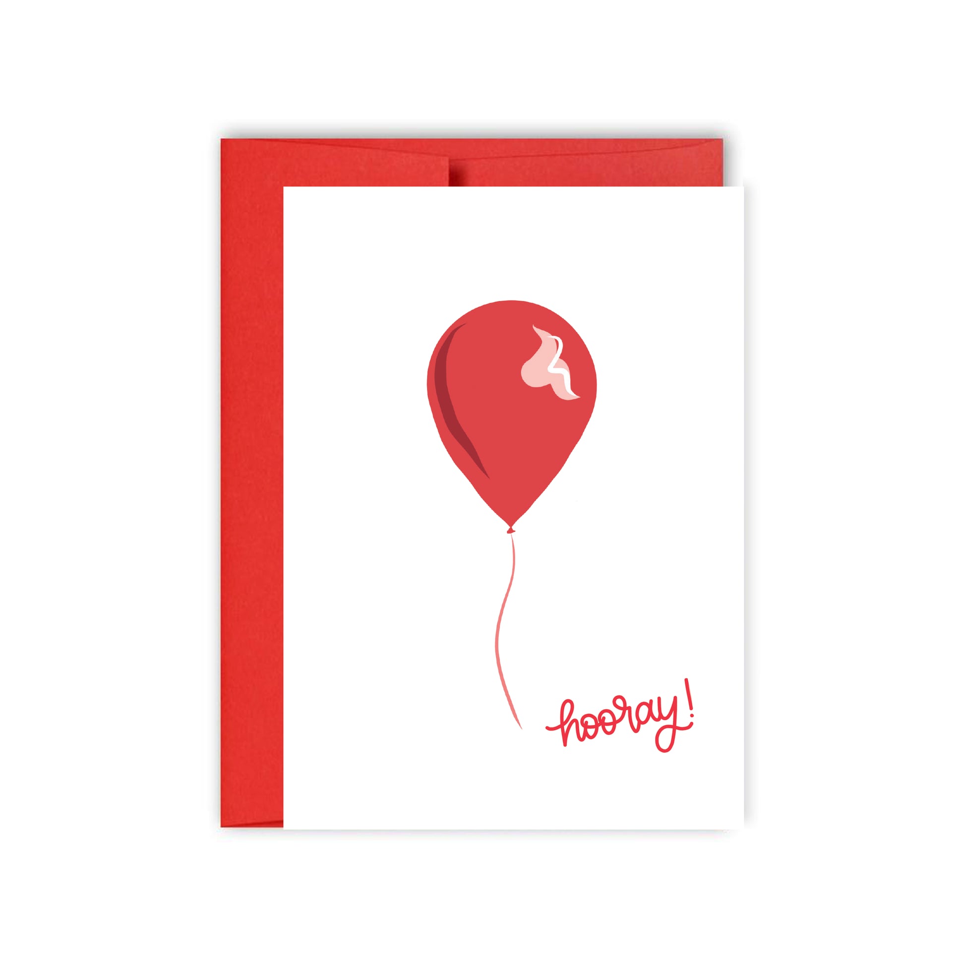 Hooray Birthday Balloon Card - Mellow Monkey