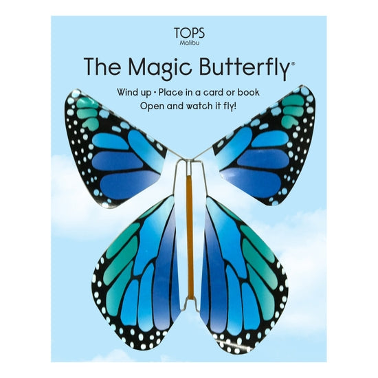 Magic Flying Butterfly - Blue and Black - Mellow Monkey