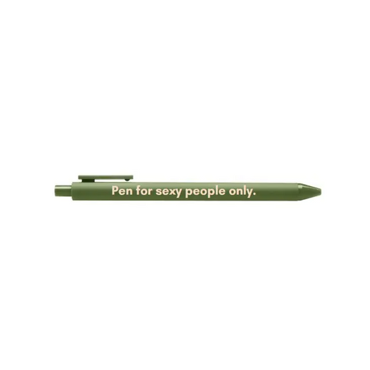 Pen For Sexy People Only - Gel Click Pen - Mellow Monkey
