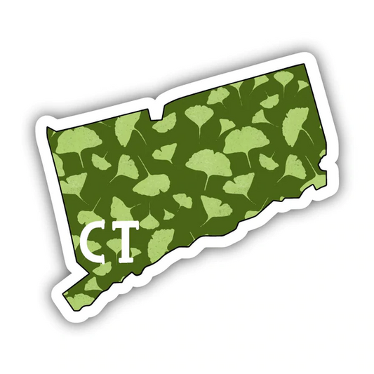 Green Nature Connecticut - Vinyl Decal Sticker - Mellow Monkey