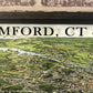 Stamford Connecticut Map Circa 1883 Framed Black Shadowbox - 29-in - Mellow Monkey