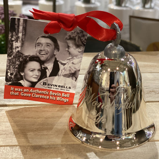 Bevin Bells - It's a Wonderful Life Keepsake Bell in Velvet Drawstring Bag - Mellow Monkey