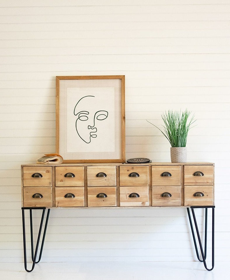 Wooden Chest of Drawers - 56-in - Mellow Monkey