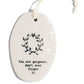East of India Oval Ornament - 3-1/4-in - Mellow Monkey
