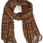 Plaid Scarf with Fringe - Assortment of 2 - Mellow Monkey