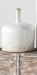 Stoneware Vase w/ Glaze - 6-in - Mellow Monkey