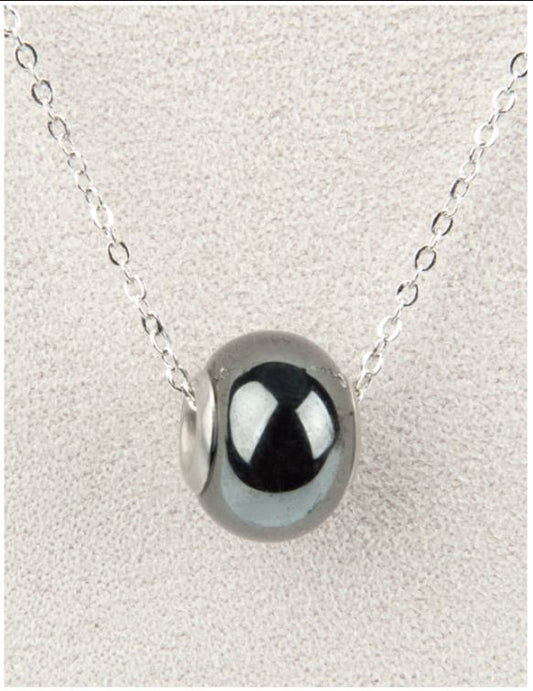 Hematite Serenity Necklace - Mellow Monkey