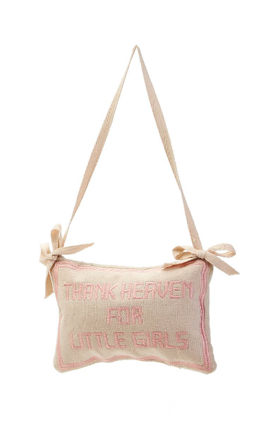 Thank Heaven For Little Girls/Boys - Pillow Door Hanger - Mellow Monkey