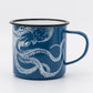 Octopus Enamel Coffee Tea Drink Mug - Mellow Monkey