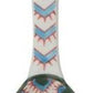 Hand Painted Multi Colored Pattern Stoneware Spoon - 5-1/4-in - Mellow Monkey