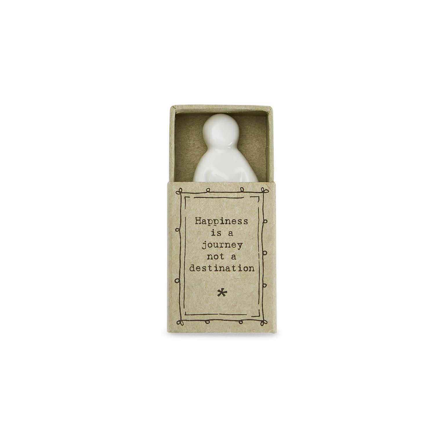 Little Buddah Ceramic Figurine in Gift Box - Pocket Size - Mellow Monkey