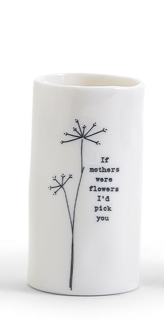 Say it with Flowers - Porcelain Bud Vase - Mellow Monkey