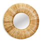Eclipse Hand Woven Cane Wall Mirror - 36-in - Mellow Monkey