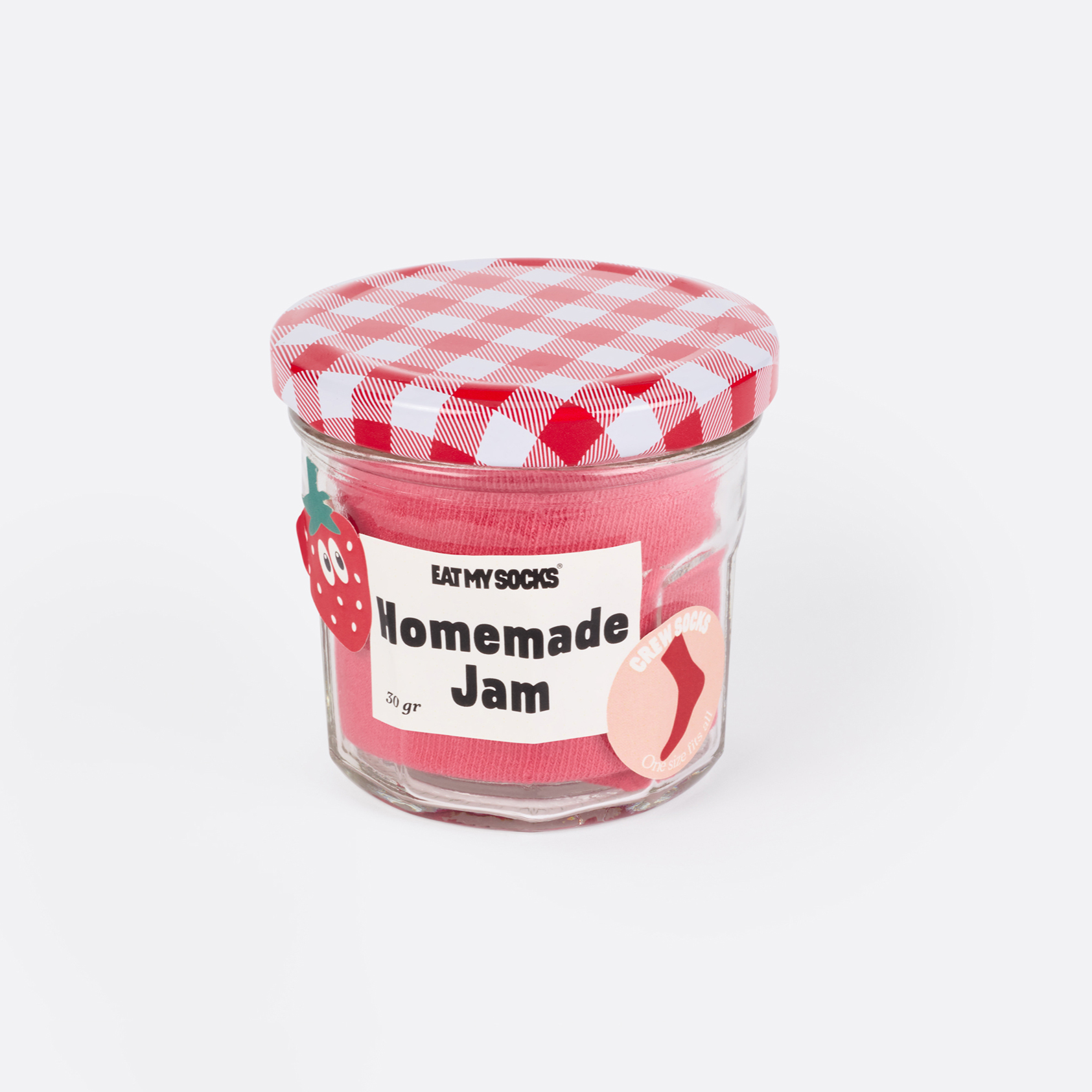 Homemade Strawberry Jam Unisex Socks - Eat My Socks - Mellow Monkey