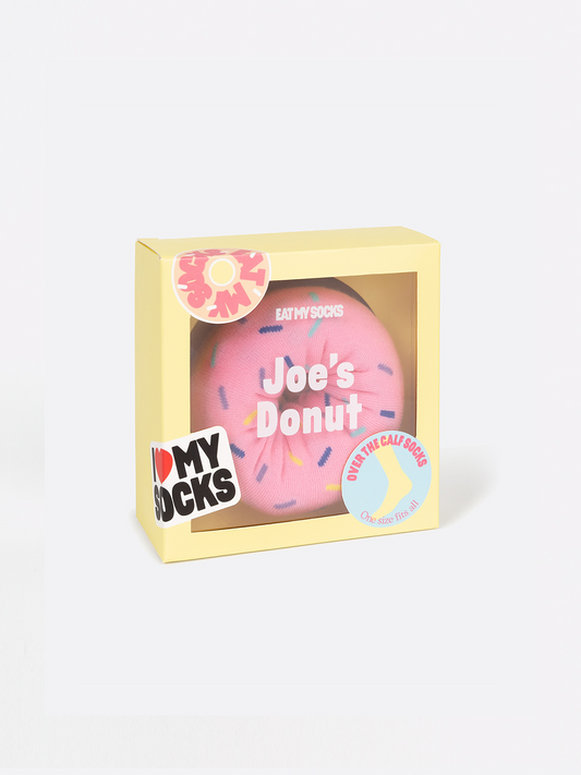 Joe's Donuts - Strawberry Unisex Socks - Eat My Socks - Mellow Monkey