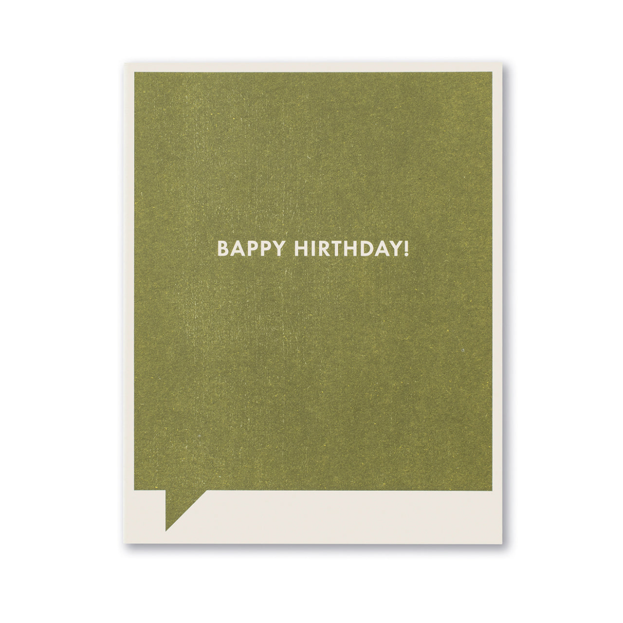 Frank and Funny Greeting Card - Birthday - Bappy Hirthday! - Mellow Monkey