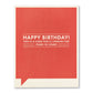 Frank and Funny Greeting Card - Birthday - Happy Birthday! This Is A Card You'll Cherish For Years To Come! - Mellow Monkey