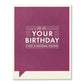 Frank and Funny Greeting Card - Birthday - OK, So Your Birthday Is Not A National Holiday - Mellow Monkey