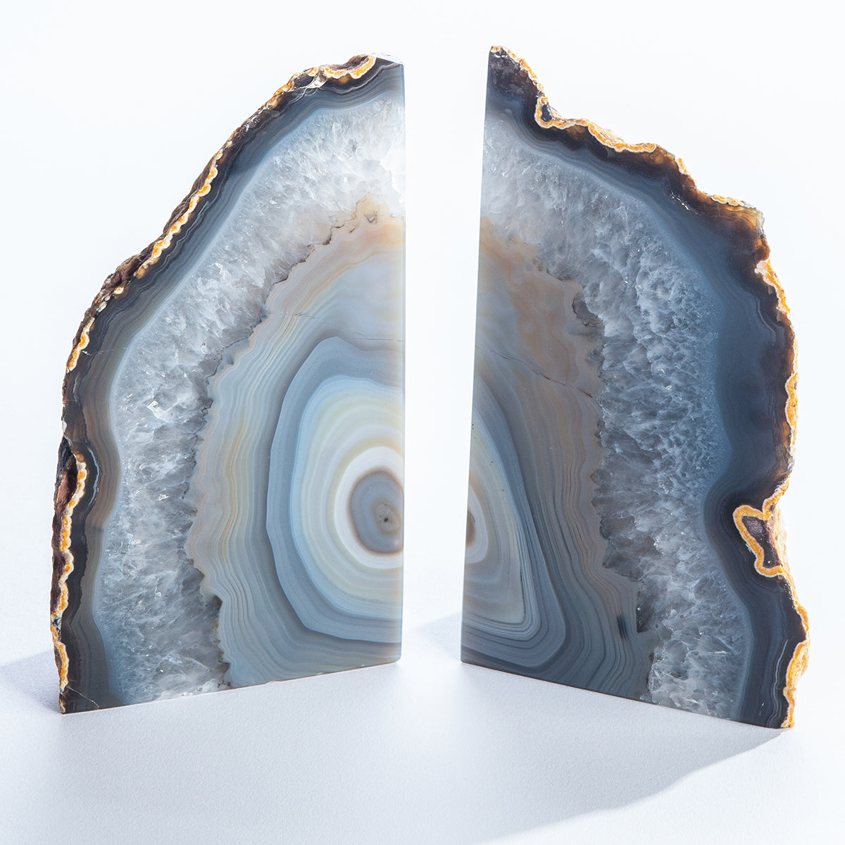 Natural Agate Bookends - Mellow Monkey