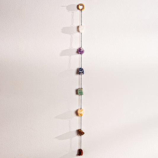 Chakra 7 Piece Wall Hanging - 26-in - Mellow Monkey