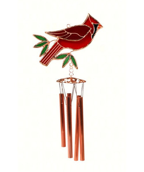 Cardinal Wind Chime - 20-inch - Mellow Monkey