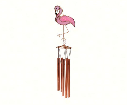 Flamingo Wind Chime - 20-inch - Mellow Monkey