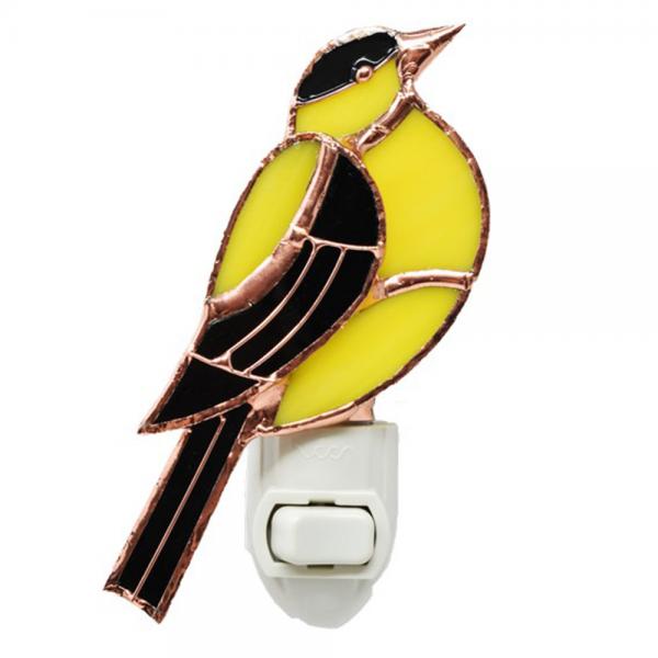 Stained Glass Nightlight - Goldfinch - Mellow Monkey